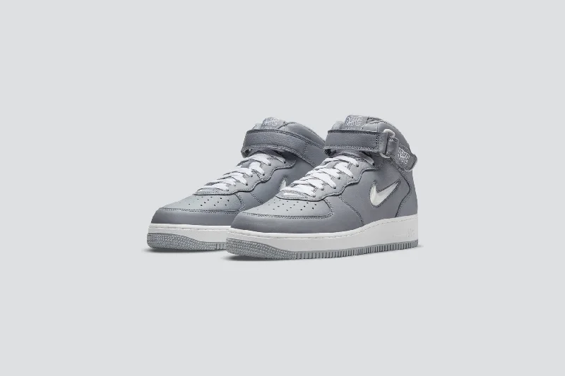 Air Force 1 Mid Jewel 'NYC Cool Grey' - Cool Grey/Metallic Silver