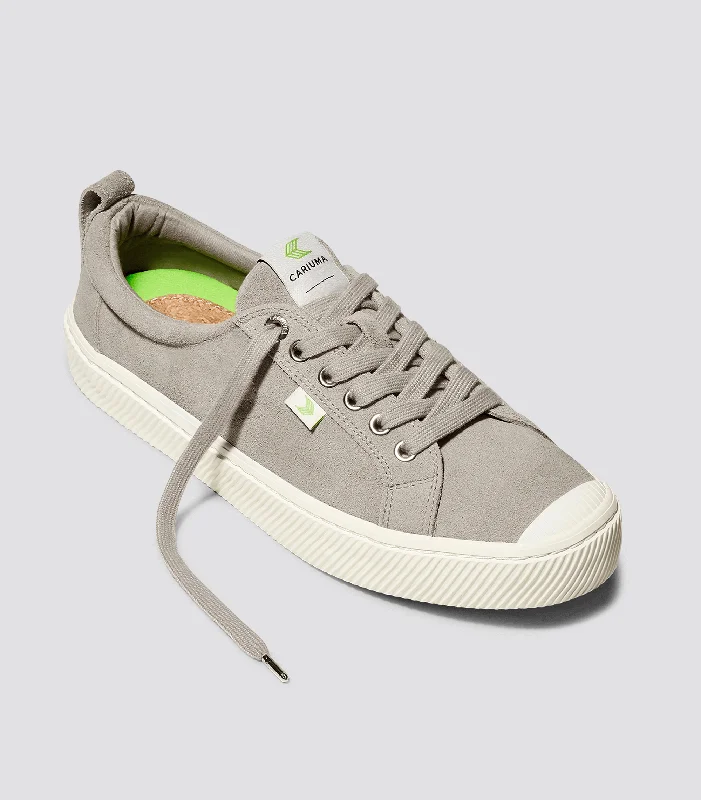 OCA Low Cloud Grey Suede Sneaker Men