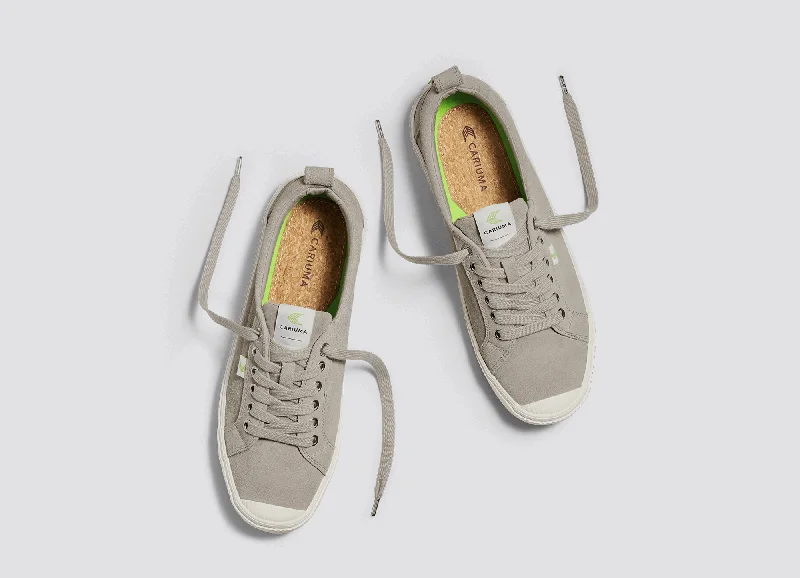 OCA Low Cloud Grey Suede Sneaker Men