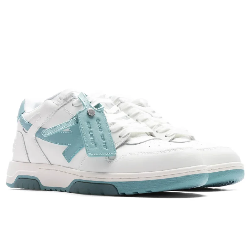 Out of Office Calf Leather - White/Celadon