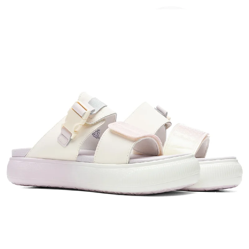 Women's Suede Mayu Sandal Summer Camp - Pristine/Lavender Fog