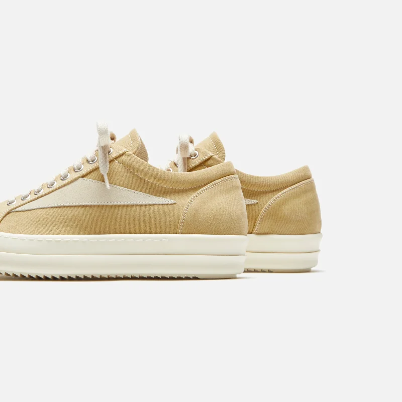 Rick Owens Vintage Sneakers - Mustard / Milk / Milk Scarpe in Denim