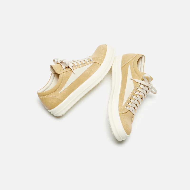 Rick Owens Vintage Sneakers - Mustard / Milk / Milk Scarpe in Denim