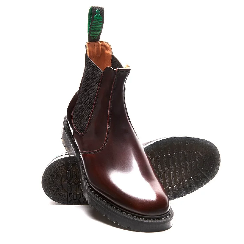 Burgundy Rub-Off Dealer Boot