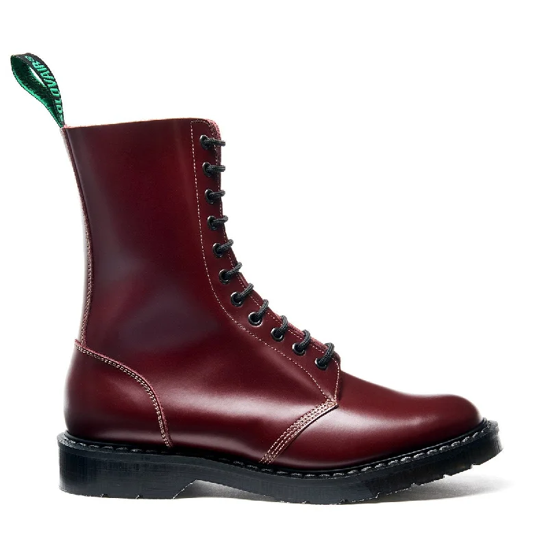 Oxblood Hi-Shine 11 Eye Astronaut Boot