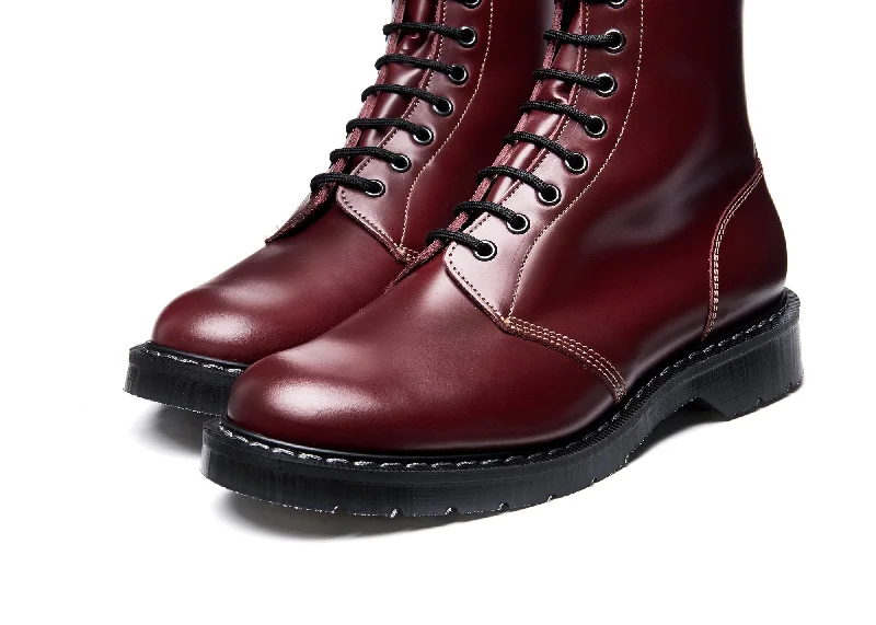 Oxblood Hi-Shine 11 Eye Astronaut Boot