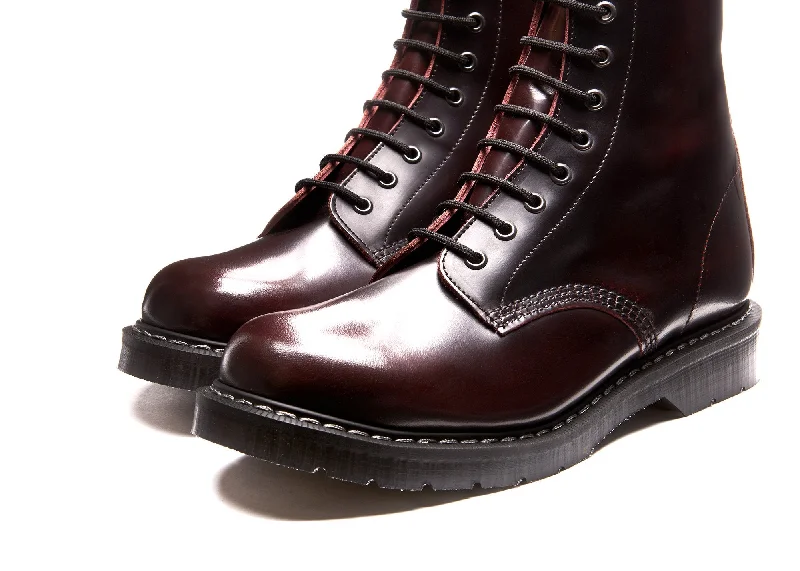 Burgundy Rub-Off 11 Eye Derby Boot