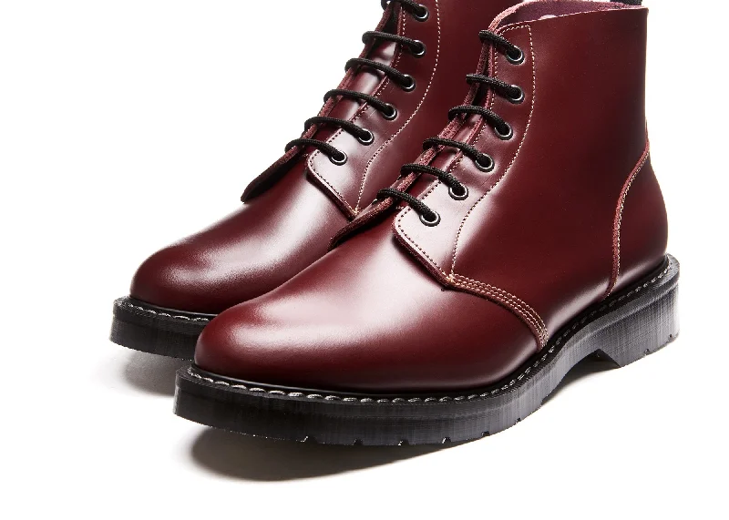 Oxblood Hi-Shine 6 Eye Astronaut Boot