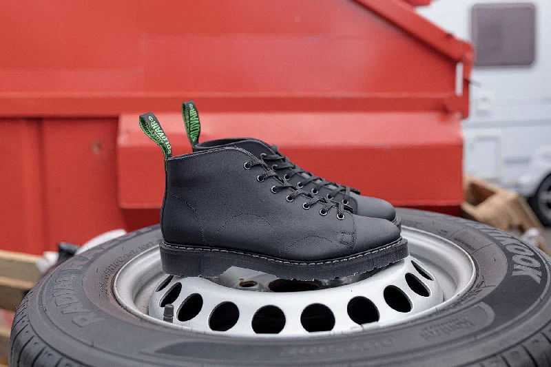 Black Greasy Monkey Boot