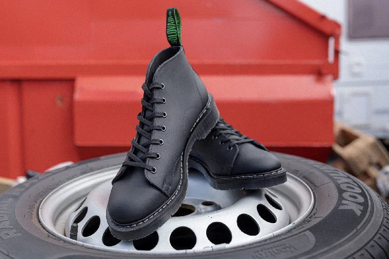 Black Greasy Monkey Boot