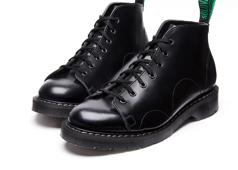 Black Hi-Shine Monkey Boot