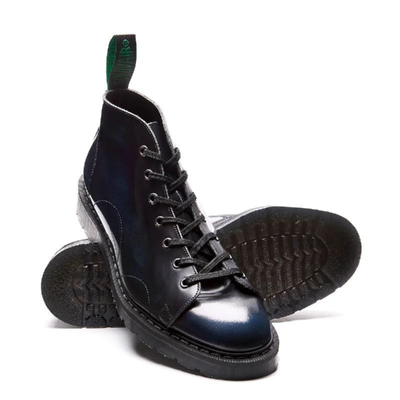 Navy Rub-Off Monkey Boot