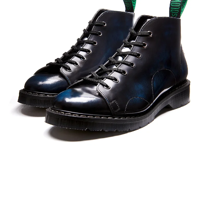 Navy Rub-Off Monkey Boot