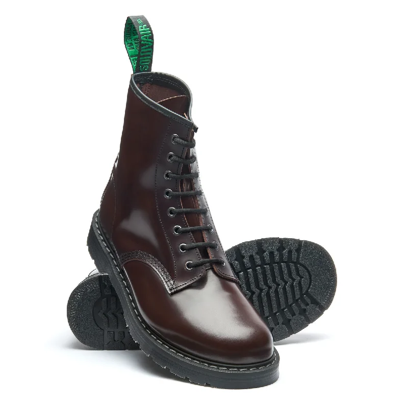 Merlot Rub-Off 8 Eye Derby Boot