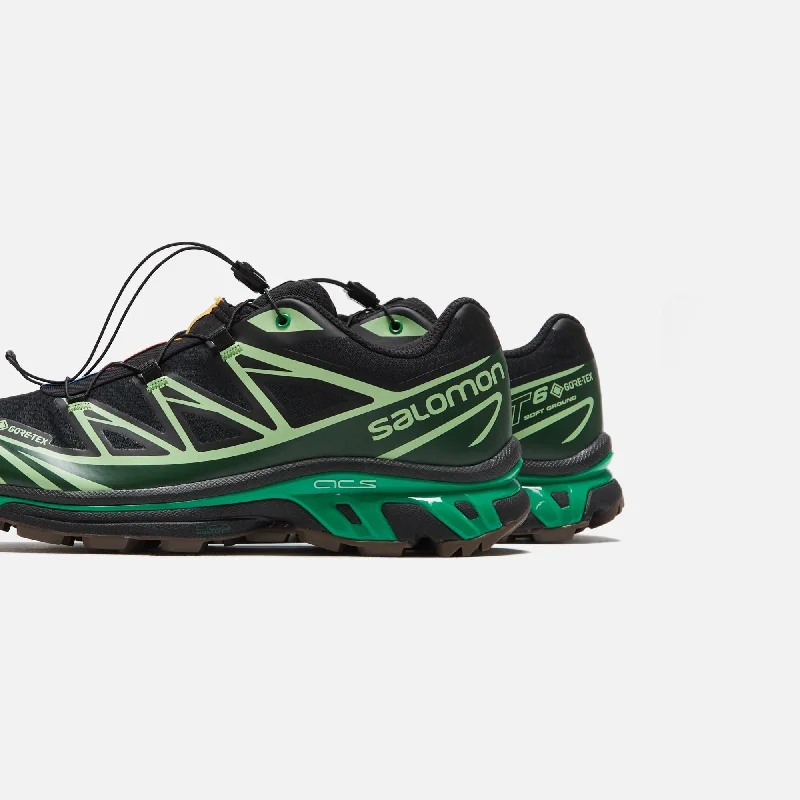 Salomon XT-6 GTX - Black / Eden / Green Ash