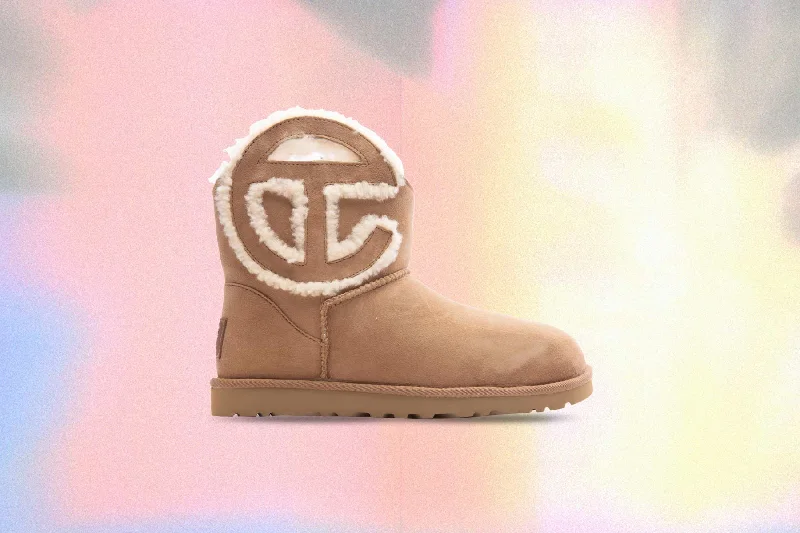 UGG x Telfar Logo Mini Boot - Chestnut