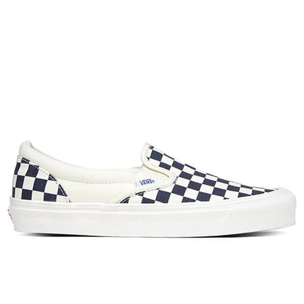 OG Classic Slip-LX Checkerboard - White/Navy