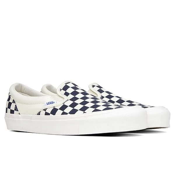 OG Classic Slip-LX Checkerboard - White/Navy