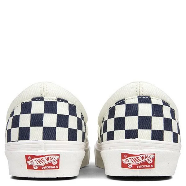 OG Classic Slip-LX Checkerboard - White/Navy