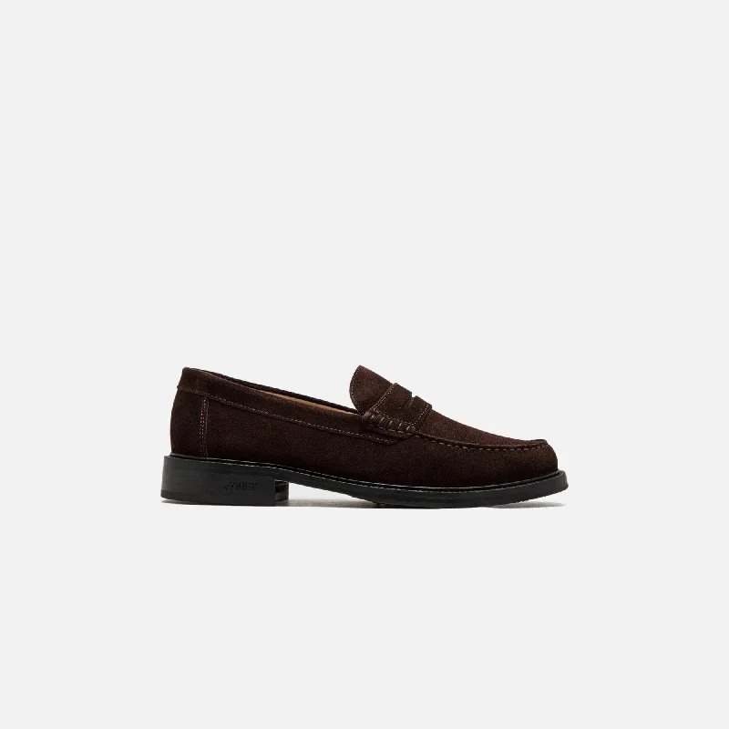 VINNY's Yardee Mocassin Loafer - Brown Suede