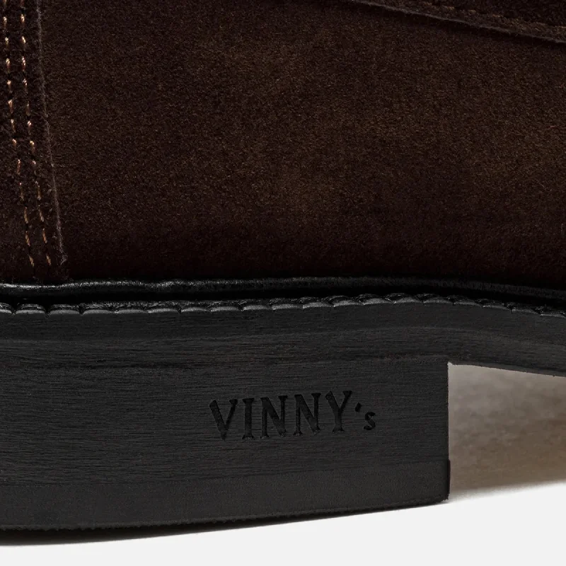 VINNY's Yardee Mocassin Loafer - Brown Suede