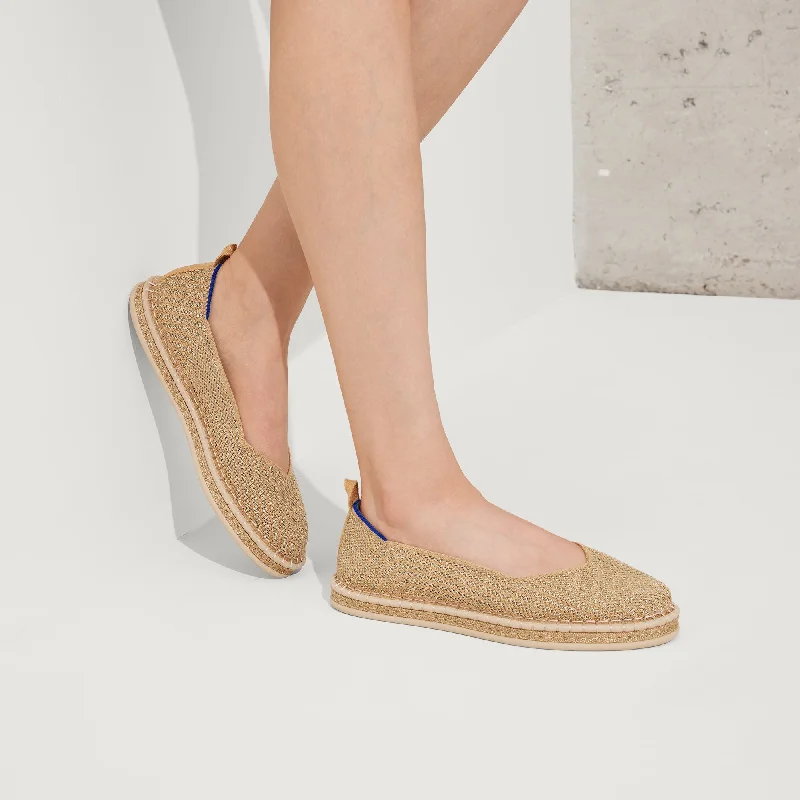 The Espadrille - Gold Stripe