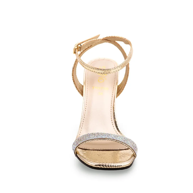 Golden Fancy Bridal Sandal FN5760