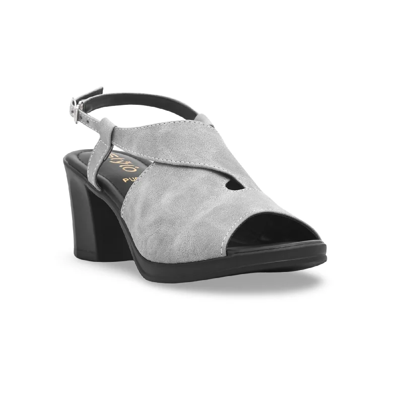 Grey Formal Sandal PU0090